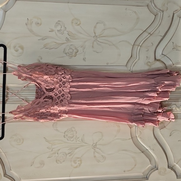 NWT Free People One Adella Rose Slip Dress Sz S/P - Picture 4 of 9